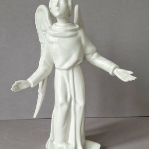 Porcelain figurine Guardian Angel KPM Berlin Germany 1870-1945