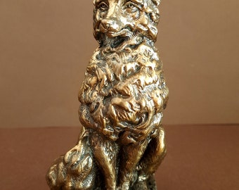 Brązowa rzeźba przedstawiająca Chimerę Lisa autorstwa ukraińskiego rzeźbiarza Olesi Danilczuka