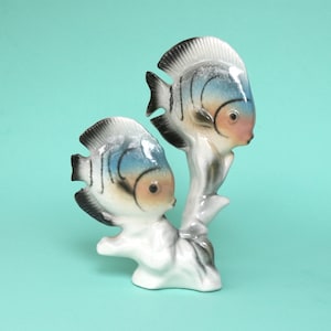 Porcelain figurine porcelain Cluj Napoca Cervit Romania Fish