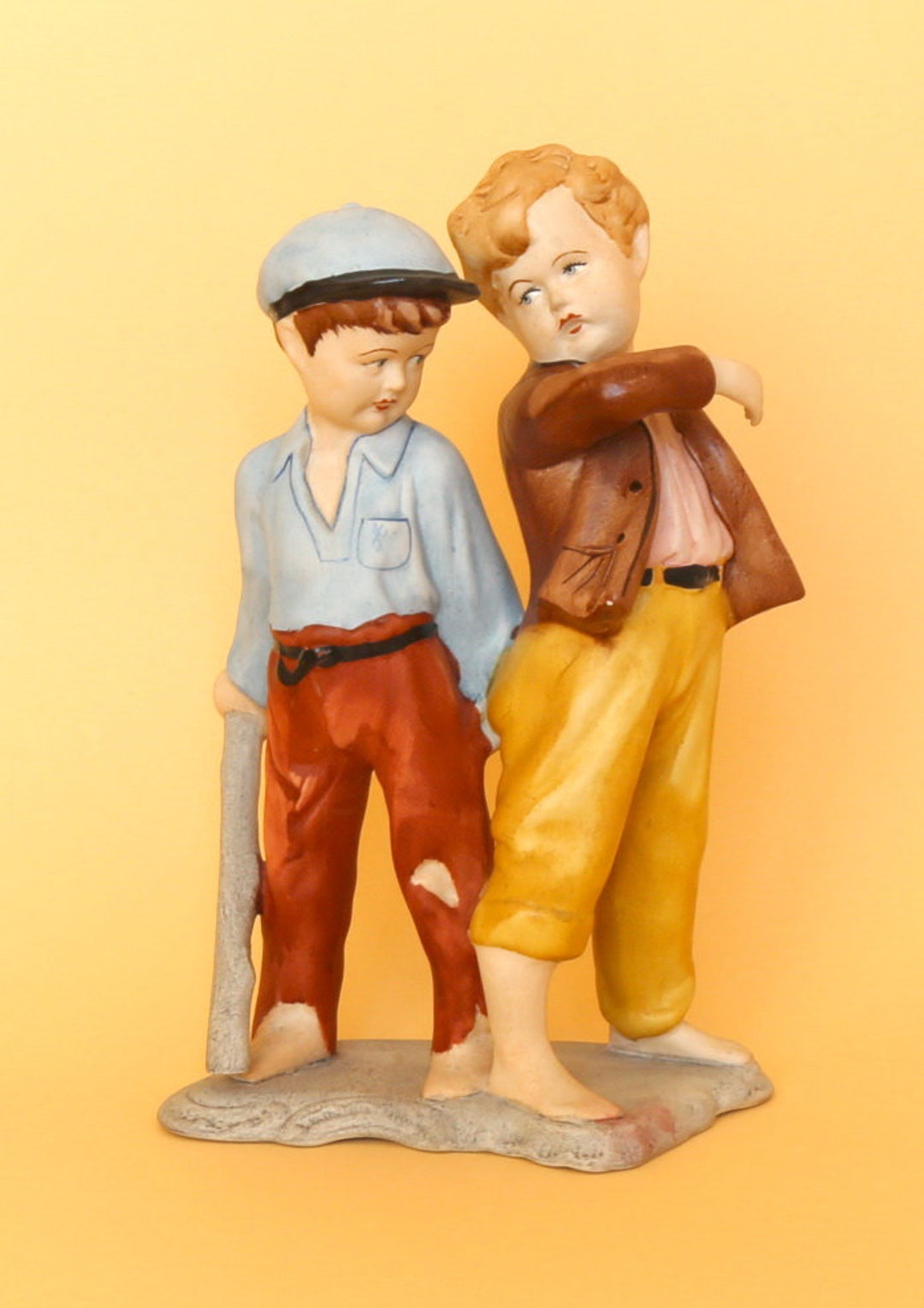 Porcelain Figurine Romania ARPO Boys Etsy