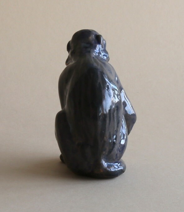 置物彫刻 猿 陶器、マジョリカ - Etsy 日本