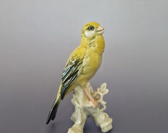 Vintage Karl Ens Porcelain Bird on a Branch Figurine Germany - Etsy
