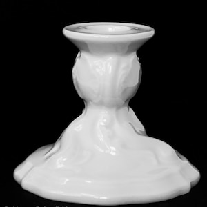 Porcelain candlestick Lorenz Hutschenreuther, Selb Bavaria, Germany