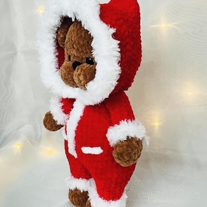 Amigurumi Teddy PDF Häkelanleitung Teddy im Kapuzenhoodie Häkelmuster zdjęcie 9