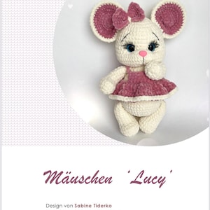 PDF crochet pattern mouse &quot;Lucy&quot;