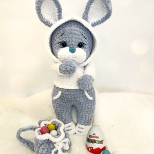 Amigurumi Teddy PDF Häkelanleitung Teddy im Kapuzenhoodie Häkelmuster zdjęcie 10