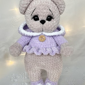 Amigurumi Teddy PDF Häkelanleitung Teddy im Kapuzenhoodie Häkelmuster zdjęcie 7