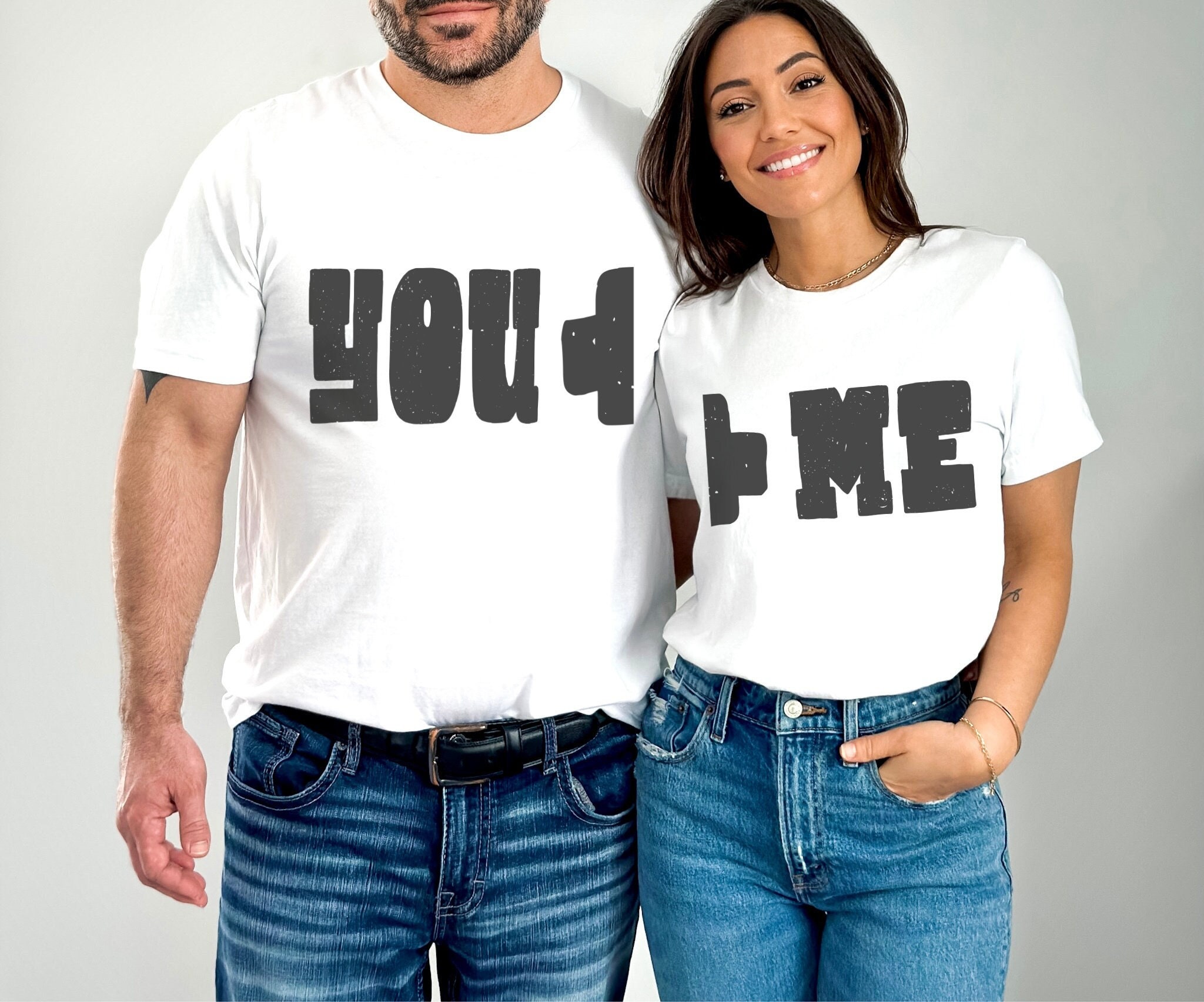Yowein💞 Matching Outfits for Couples,Anniversary Couple Clothes Matching  Wedding Valentine Day T-Shirt Couples Shirts