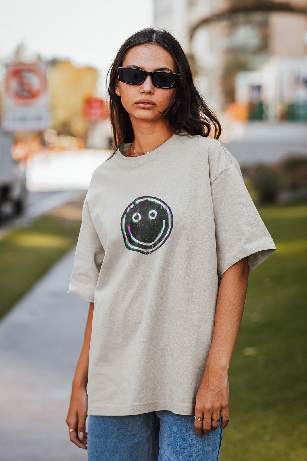 Retro Smiley Face T-Shirt main image 0