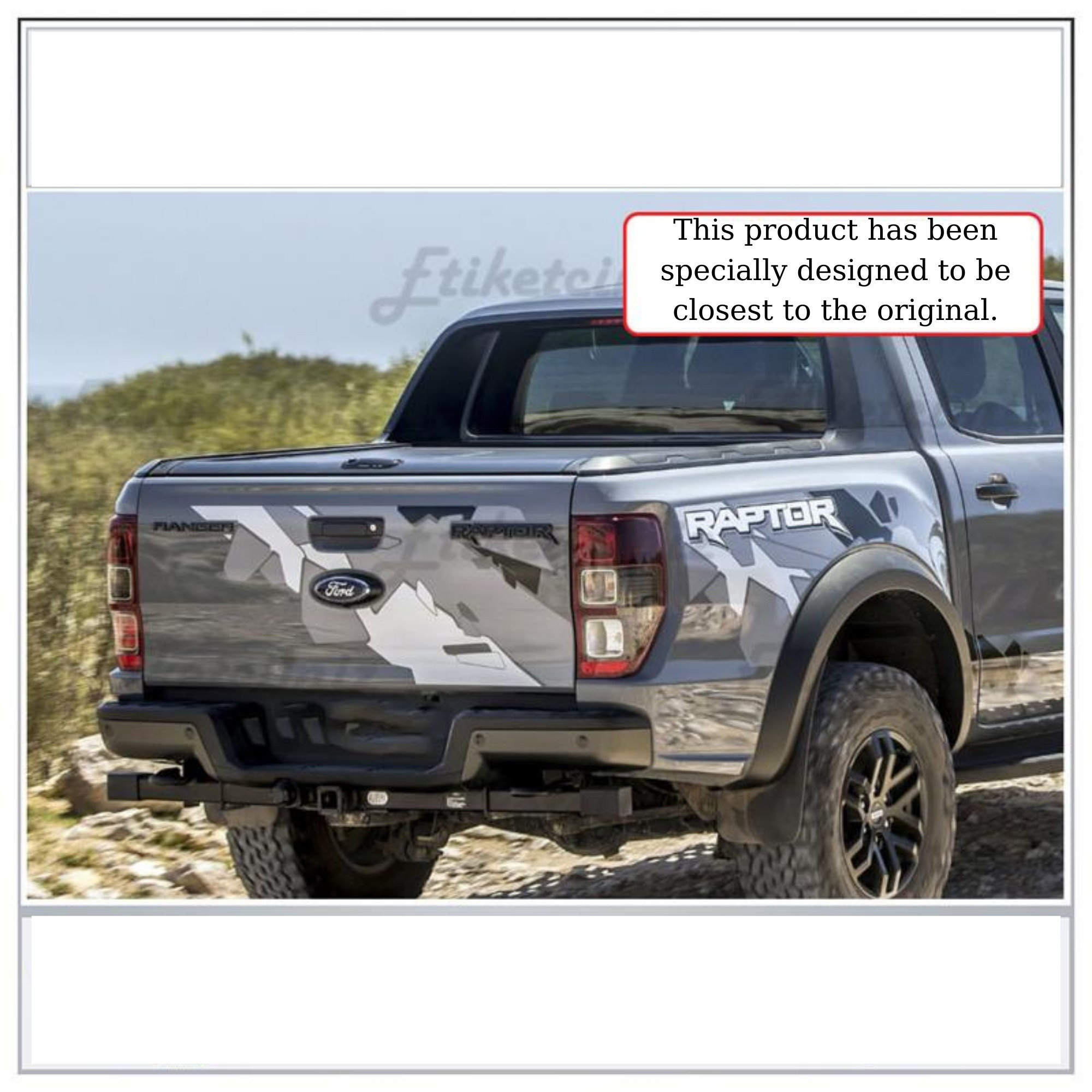 Ford Ranger Raptor Set Sticker - compatible for all cars - Unique Gifts,  Women Car Decor, Car Accessories, gift for him