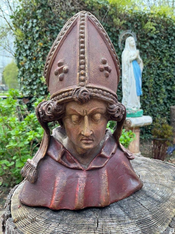 アンティーク雑貨 Small old religious statue. Antique Religious Statue - Etsy Canada