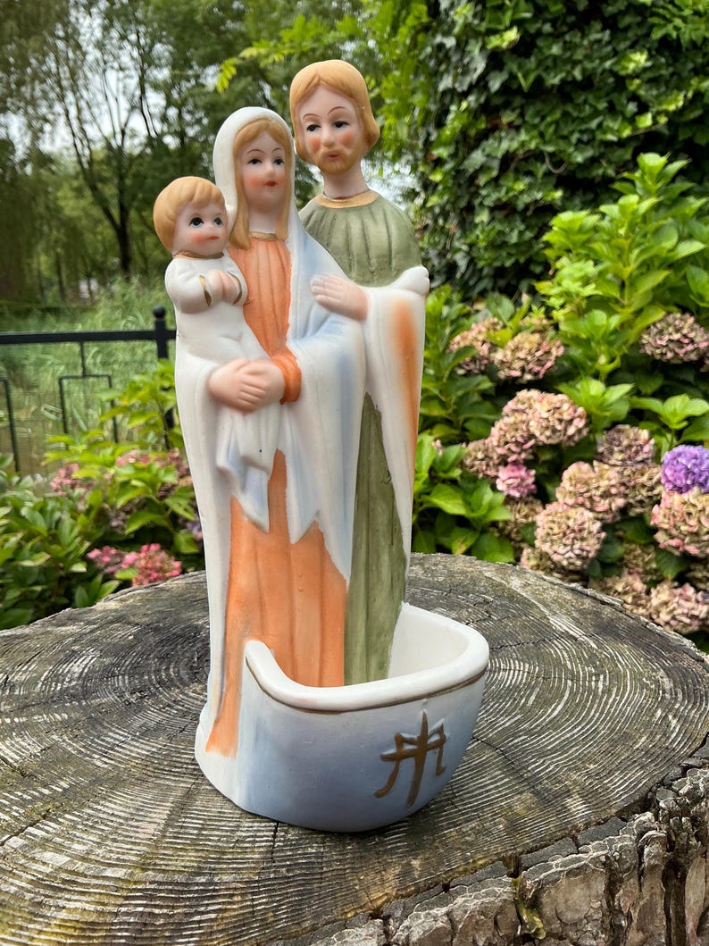 Beautiful Holy Water Font Holy Water Font Holy Family - Etsy
