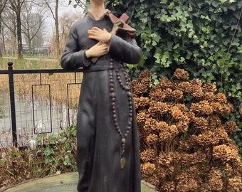 Beautiful French saint statue Gerardus Majella