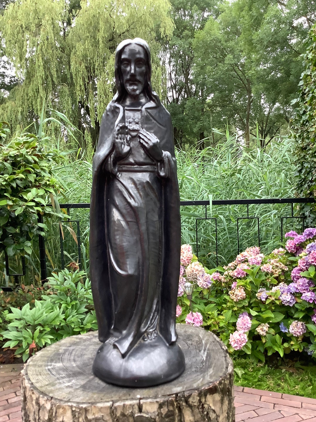 Beautiful Statue of Saints Stone Jesus Statue for Etsy