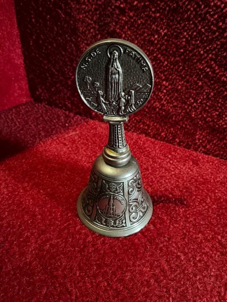 Old Liturgical Bell – Our Lady of Fatima | Religious Decoration ...