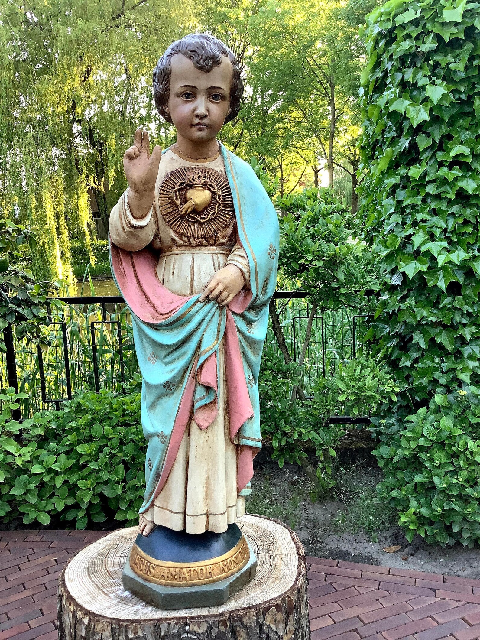 Beautiful Large German Statue of a Saint Baby Jesus Etsy