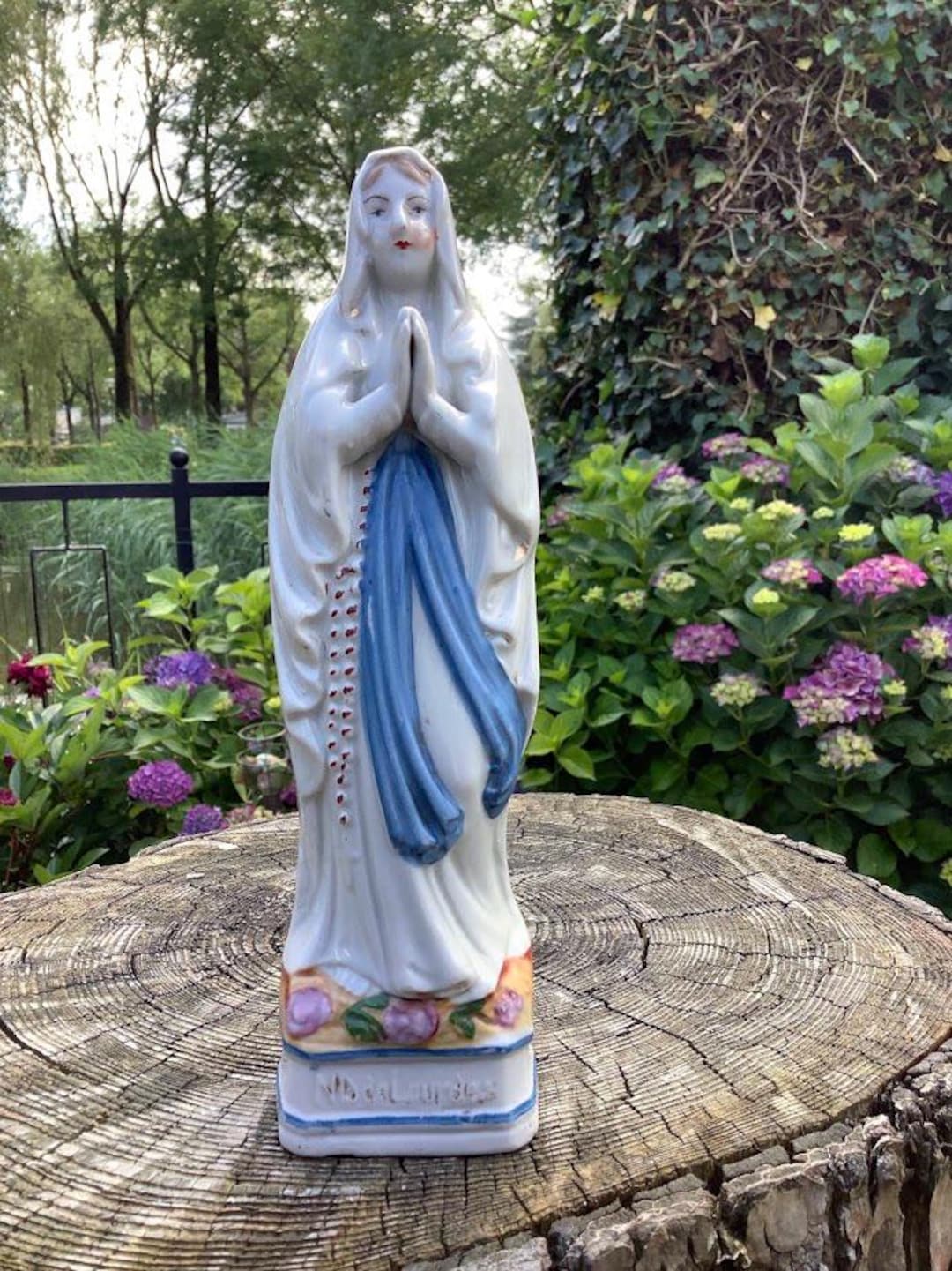 ルルドの聖母マリア像 – フランス、1920年代/1930年代 - Etsy 日本