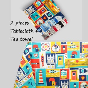 Portuguese tablecloth, Tablecloth saudade, Portuguese kitchen accesories,