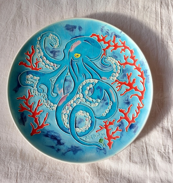 Petite assiette  Bleu marin - Vaisselle en céramique du Portugal