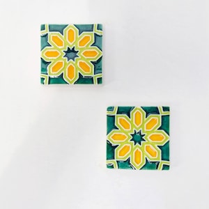Wanddekor, Wandkunst, Fliesenwandkunst, Keramik, Wanddekorkunst, Keramikfliesen, Geschenke für Weihnachten, portugiesische Keramik, portugiesische Azulejosx2