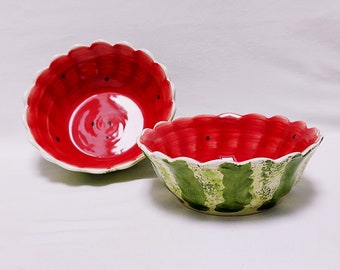 Set for 2 Ceramic Bowls, Valentines day gift, Bowl for soup, Bowl for Cereal, Ceramic  Bowls set 4, Hand Painted Ceramic Bowls