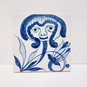 Hand Painted Decorative Tile, Portuguese Traditional Decor Tile, Portuguese tiles, Gift, Hand painted tiles, Decorative Tiles
