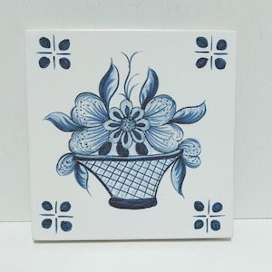 Hand Painted Decorative Tile, Portuguese Traditional Decor Tile, Portuguese tiles, Gift, Hand painted tiles,