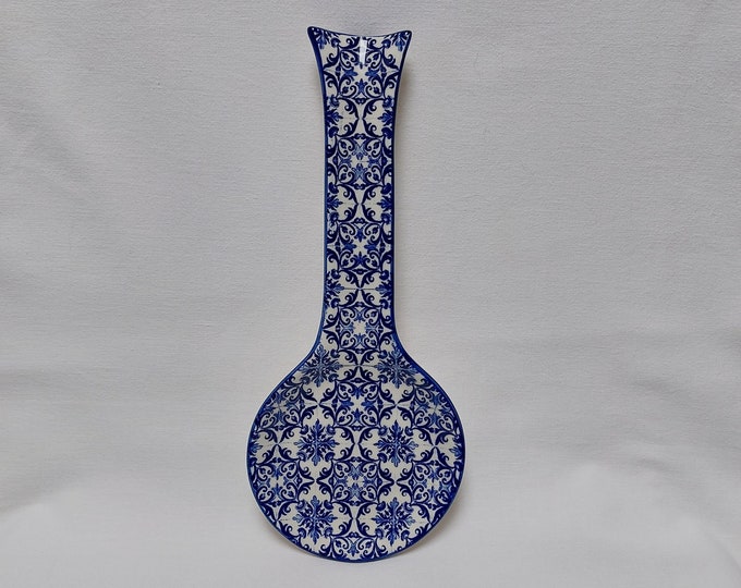 Ceramic Spoon Rest/ Portuguese Tiles Decorative Ceramic/ Traditional portuguese ceramic/ Gifts for chefs