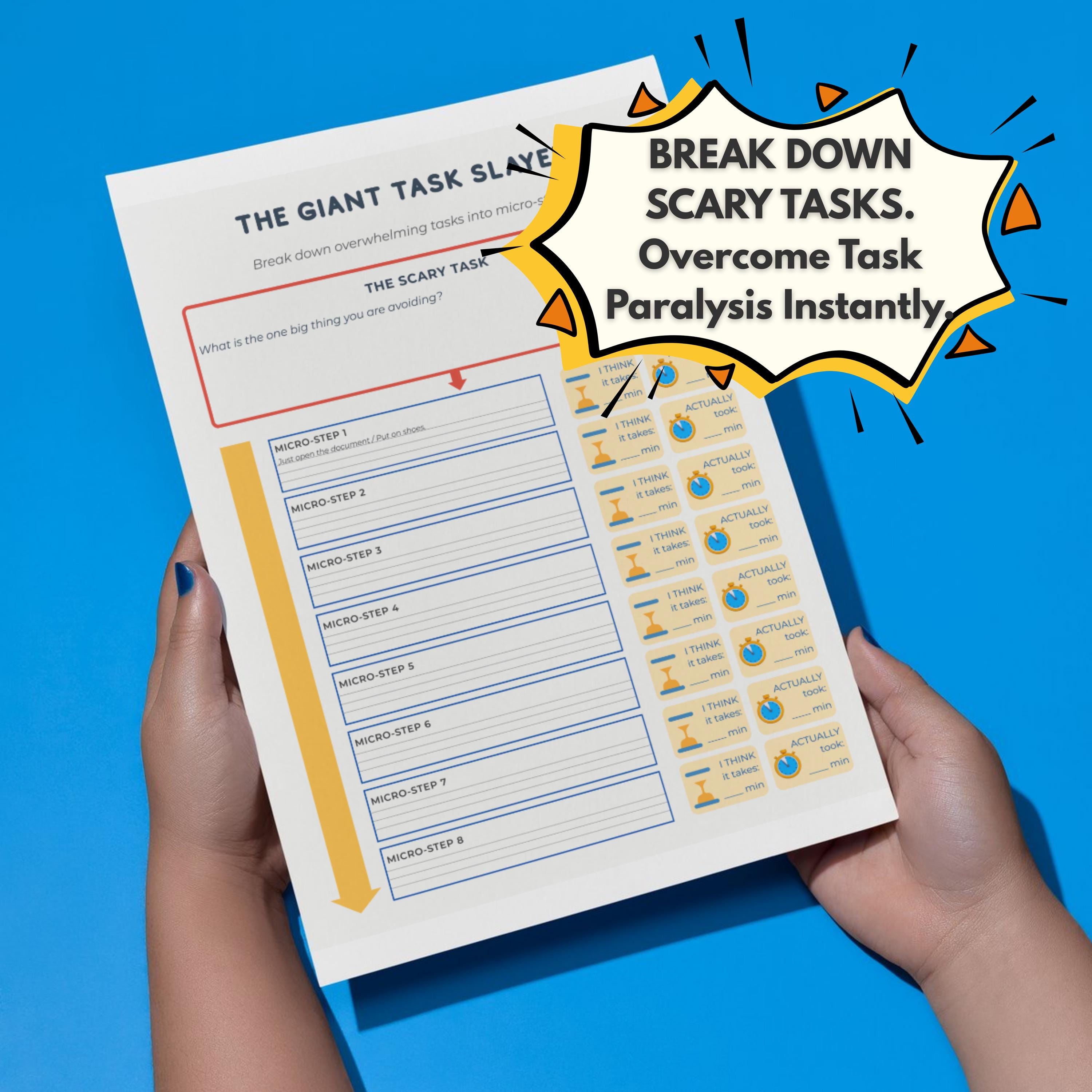 ADHD Task Paralysis Breaker | Gamified to Do List, Executive ...