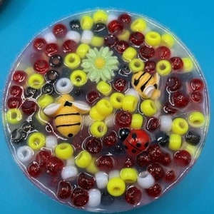 Bee and Ladybug Silicone Picking Pad for Skin Picking, Dermatillomania, Picking Fidget, Picking Toy, Anxiety Relief, Fidget Picker