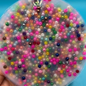 Ultra Challenge Pearl Bead Bowl Silicone Picking Pad for Skin Picking, Dermatillomania, Picking Fidget, Picking Toy, Anxiety Relief