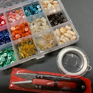 Mixed Color Shell Beads DIY Jewelry Making Set, DIY Jewelry Making Kit