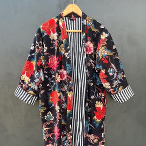 Velvet Kimono Robes, Morning Tea Velvet Coat, Bridesmaid Robe, Women Wear Cotton Velvet robe, Velvet Jacket, Bridal Robe
