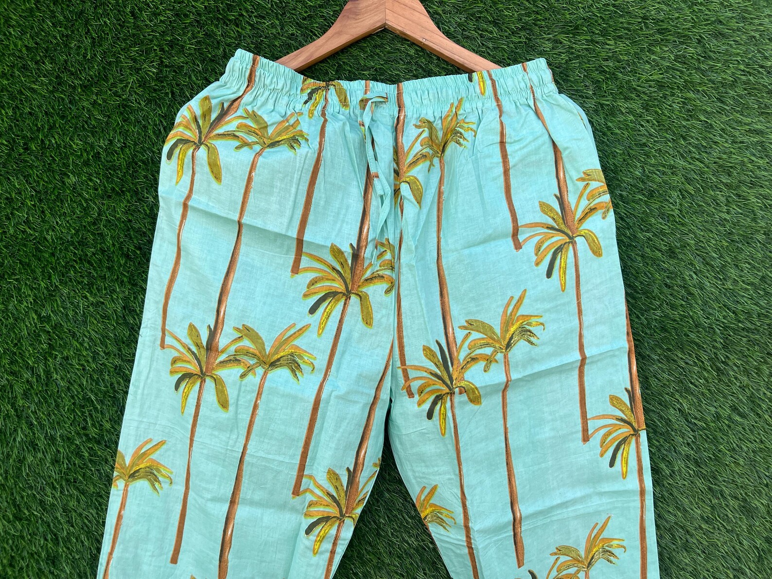 Peacock Iridesceint Jogger Pants