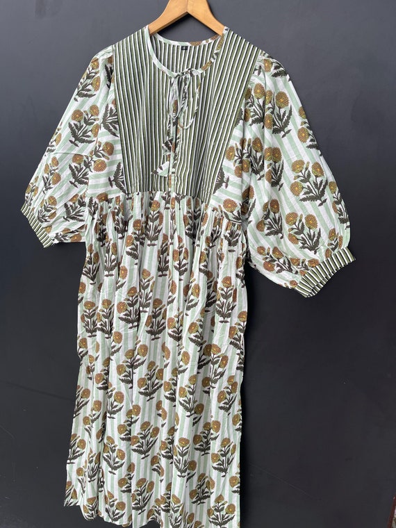 knee length dresses for ladies The Cotton Wide Rib Midi Dress main image 0