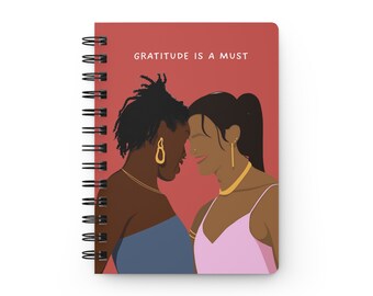 Loving with Gratitude Journal in Burnt Rouge