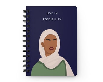 Live In Possibility Journal in Navy