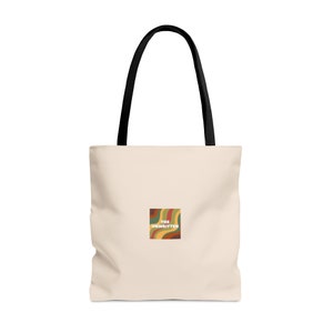 Brand Tote in Taupe-y image 2