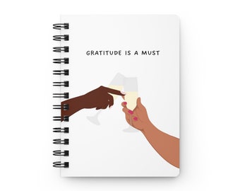 Cheers with Gratitude Journal in Pearl