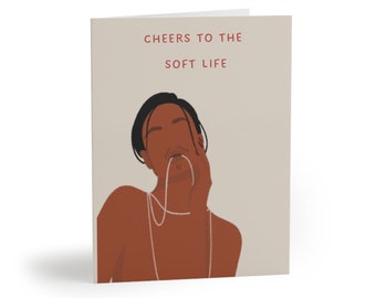 Soft Life Cards in Taupe-y (8 pack)