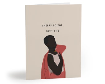 Soft Life Cards in Creme (8 pack)