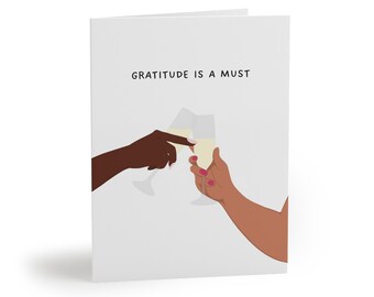 Cheers with Gratitude Cards in Pearl (8pcs)