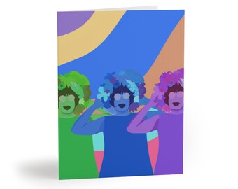 Out Here Cards in Rainbow (8pcs)