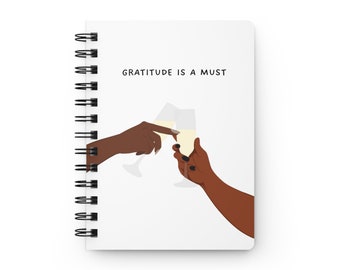Cheers with Gratitude Journal in Pearl