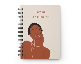 Live In Possibility Journal in Taupe-y