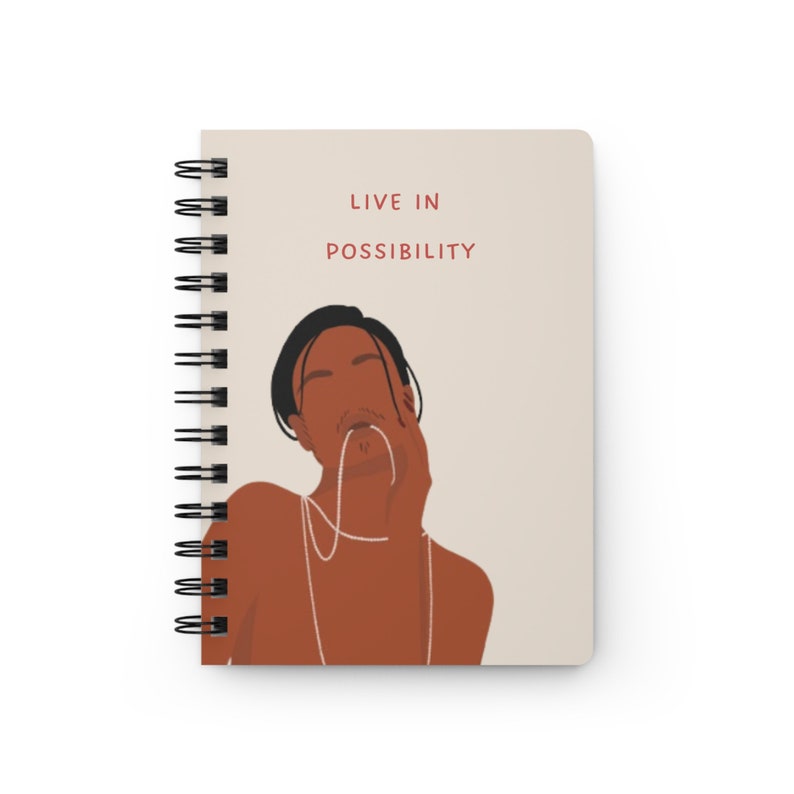 Live In Possibility Journal in Taupe-y image 1