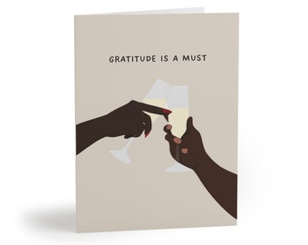 Cheers with Gratitude Cards in Taupe-y (8 pcs)