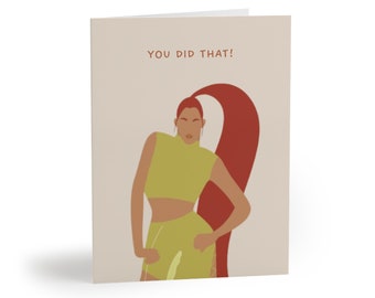 You Did That! Cards in Crème (8 pcs)