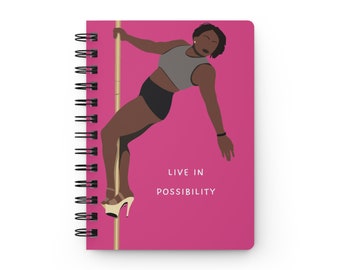 Live In Possibility Journal in Pinky