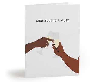 Cheers with Gratitude Cards in Pearl (8pcs)